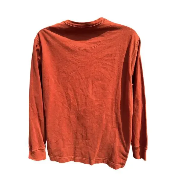 Saddlebred Henley Classic Stretch Long Sleeve Shirt Men’s XL Orange Flex Carbon - Picture 3 of 4
